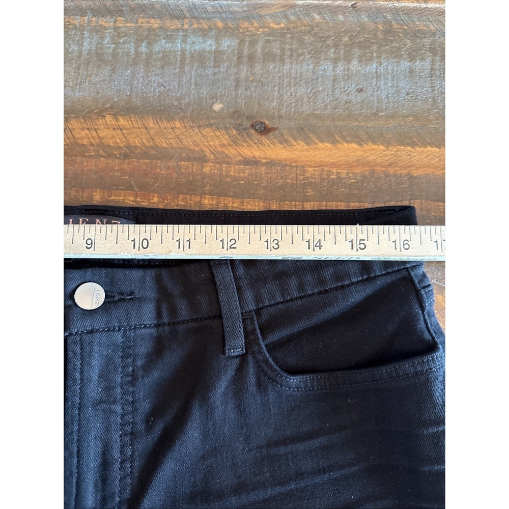 Jen7 Size 12 Bermuda Shorts Black Cuffed Pockets 7 for All Mankind - Picture 12 of 16